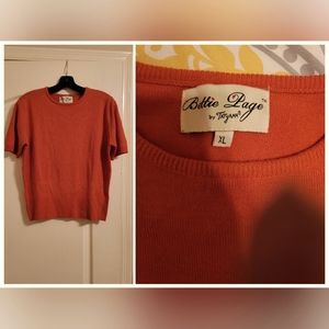 Bettie Page short sleeve sweater.